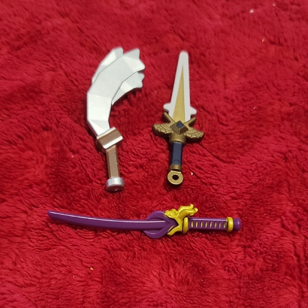 Kids Toy Sword Set - Silver, Gold, and Purple